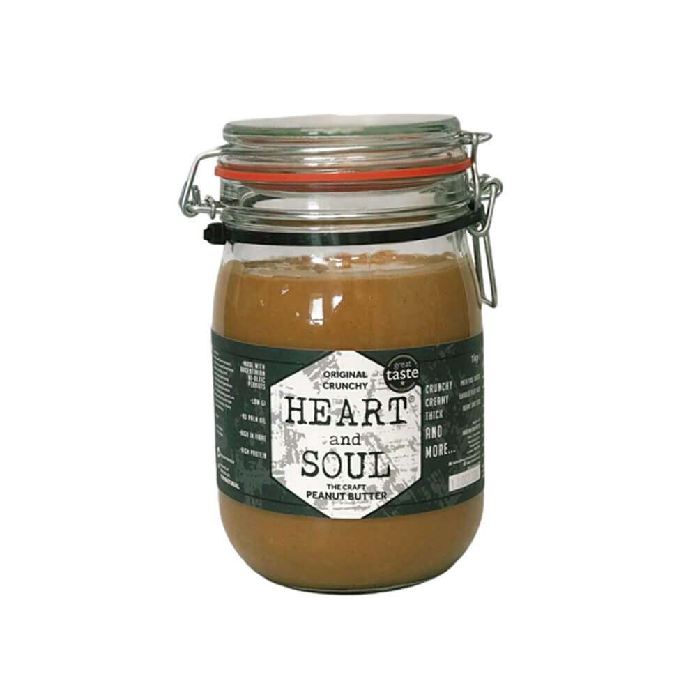 Heart And Soul Original Crunchy Peanut Butter 1kg